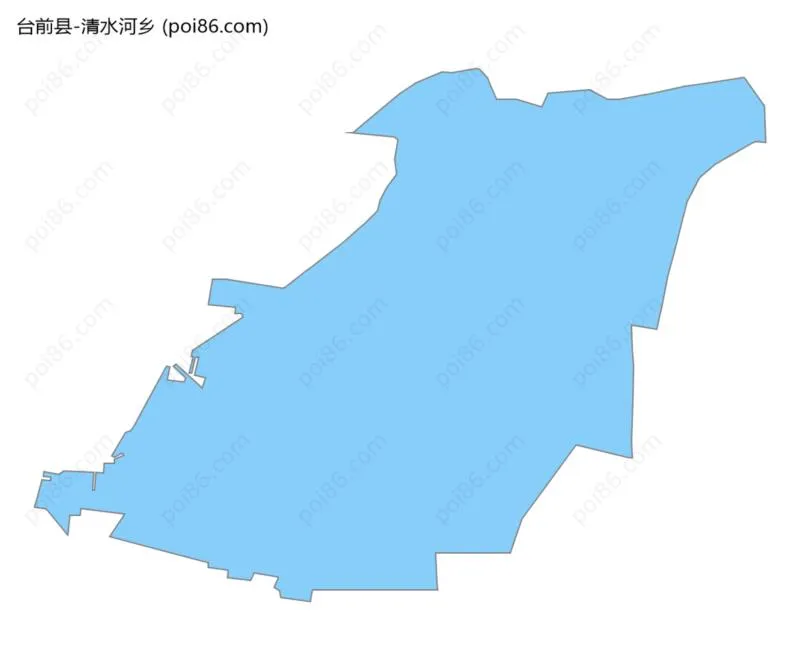 清水河乡边界地图