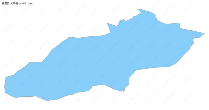 太平镇边界地图