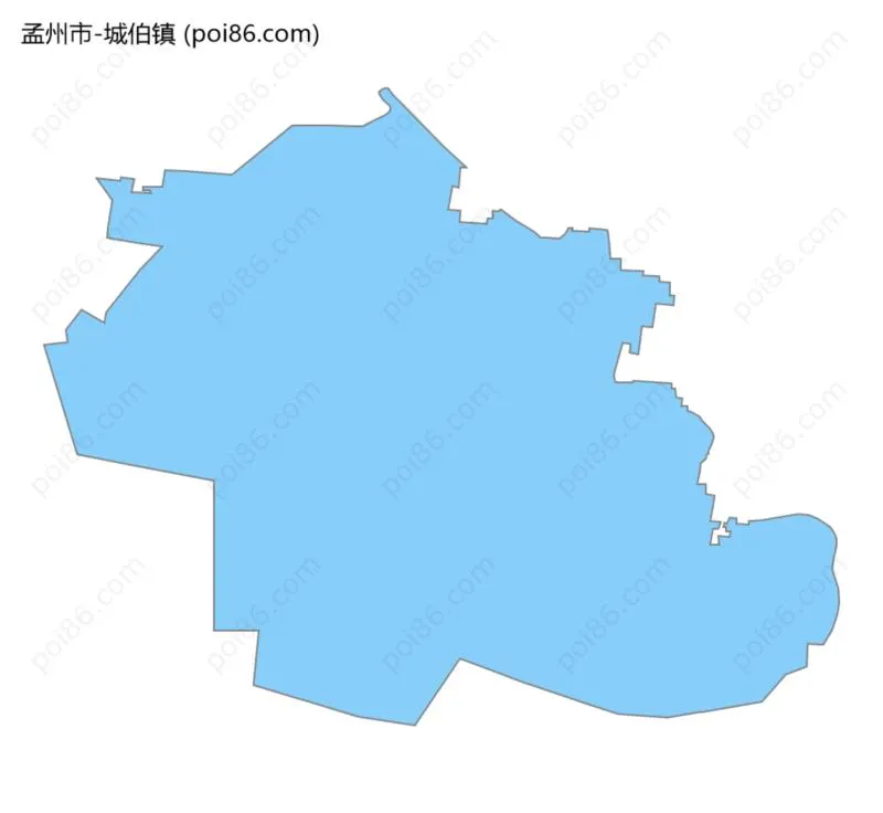 城伯镇边界地图