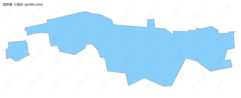 三阳乡边界地图