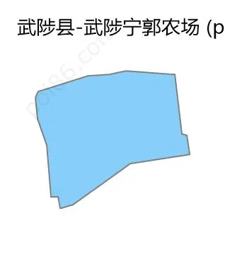 武陟宁郭农场边界地图