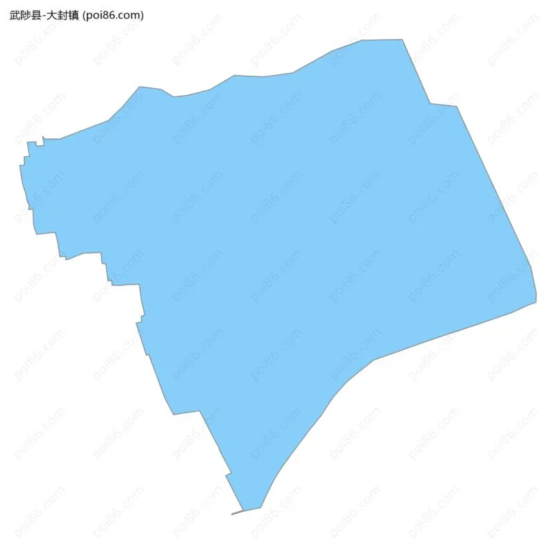 大封镇边界地图