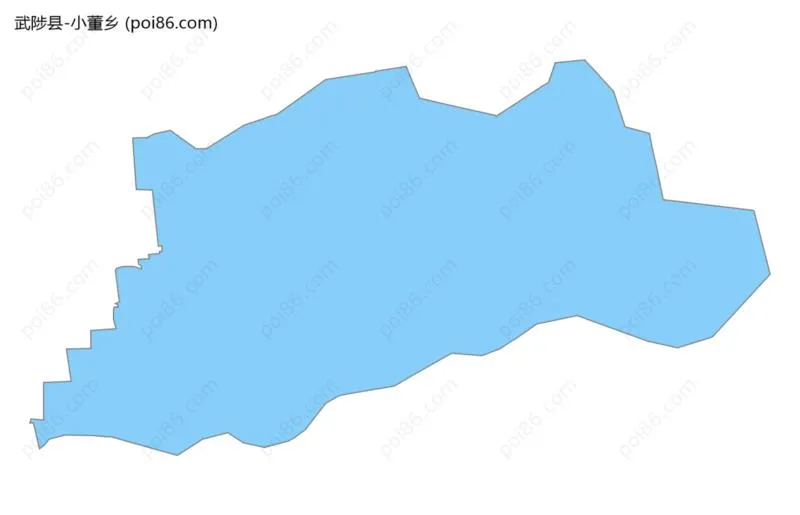 小董乡边界地图