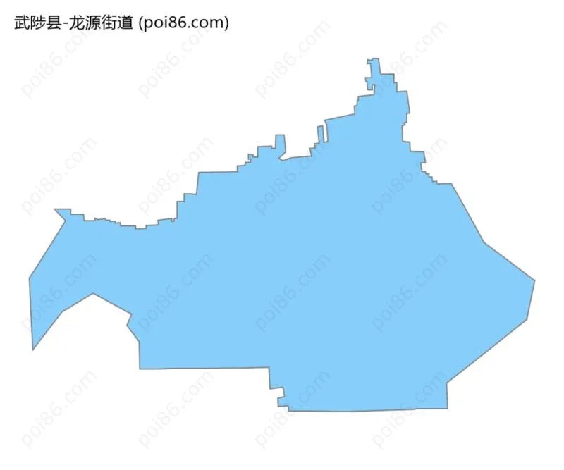 龙源街道边界地图