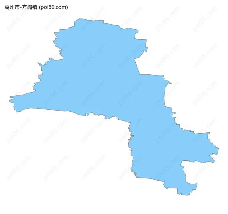 方岗镇边界地图
