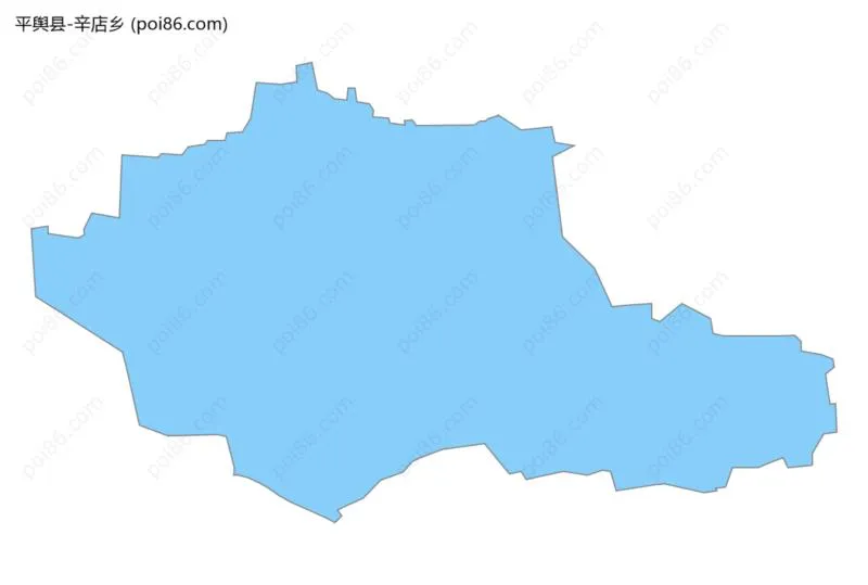 辛店乡边界地图