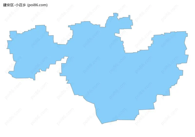 小召乡边界地图