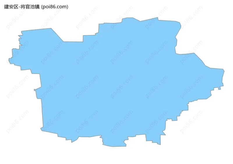 将官池镇边界地图