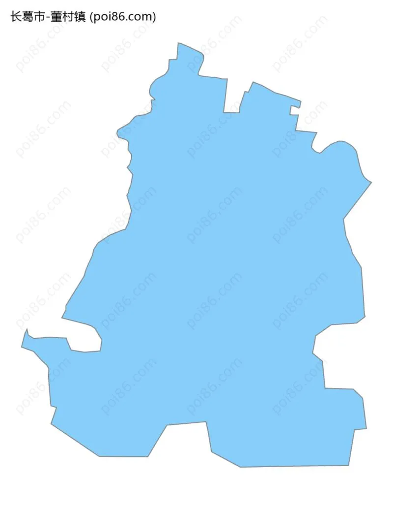 董村镇边界地图