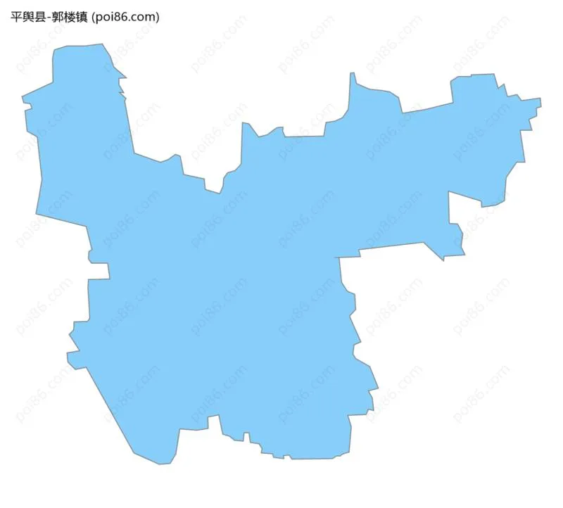 郭楼镇边界地图