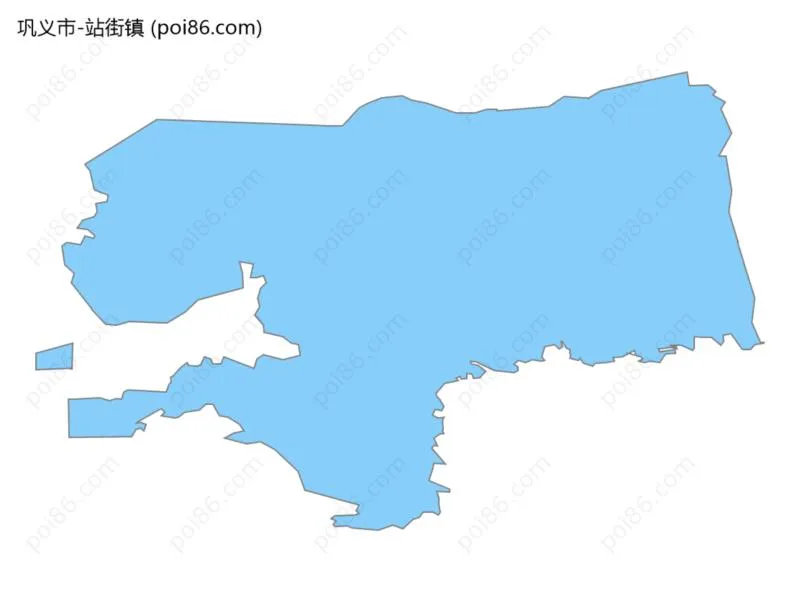 站街镇边界地图