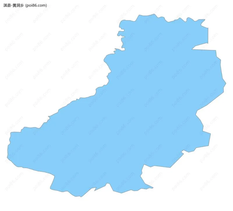 黄洞乡边界地图