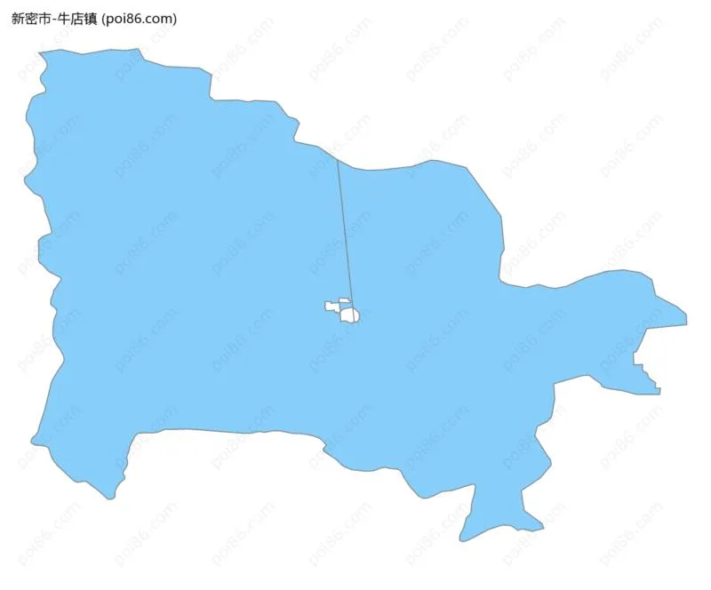 牛店镇边界地图