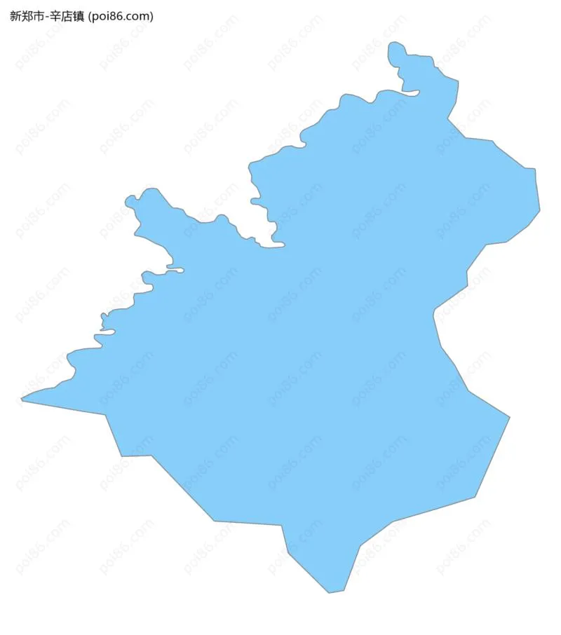 辛店镇边界地图