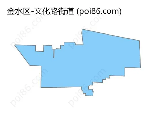 文化路街道边界地图