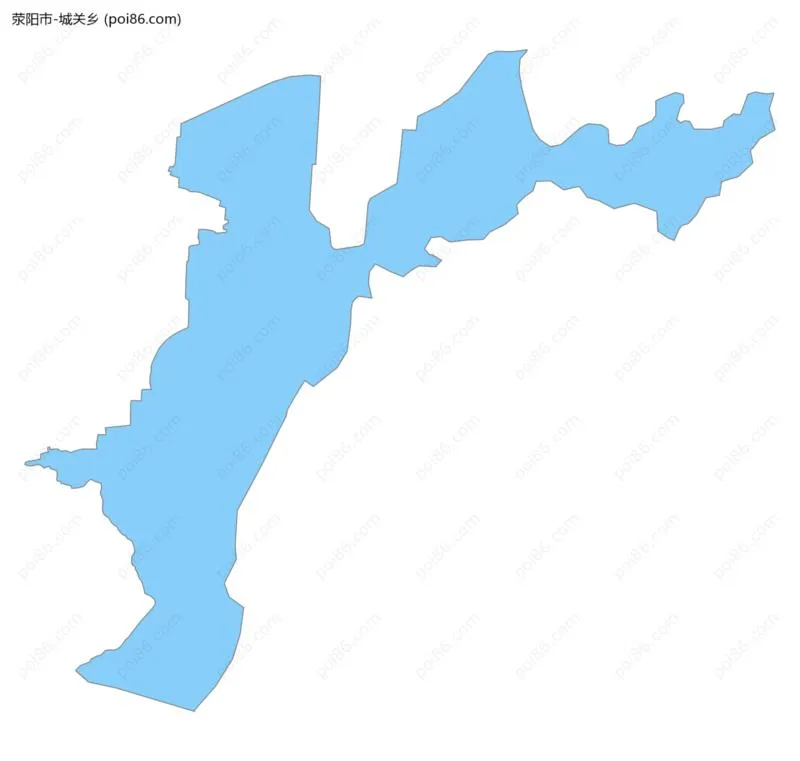 城关乡边界地图