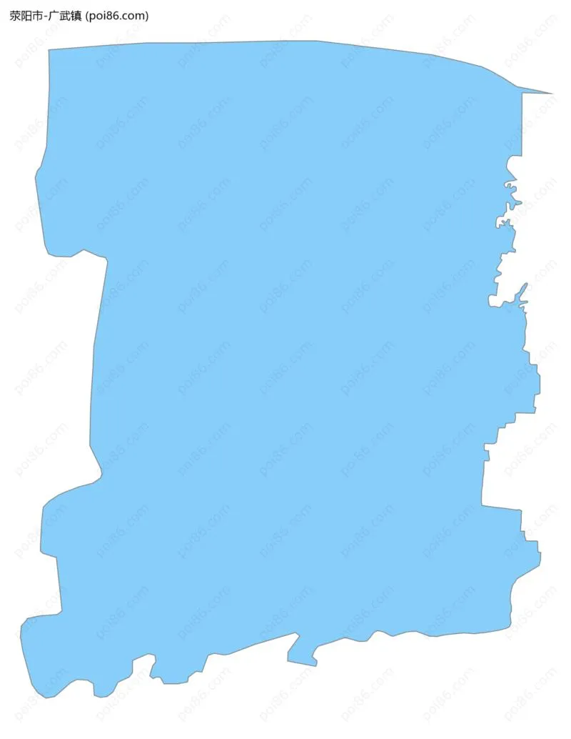 广武镇边界地图