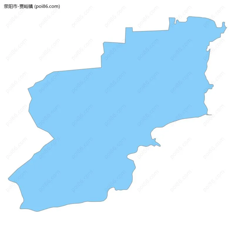 贾峪镇边界地图