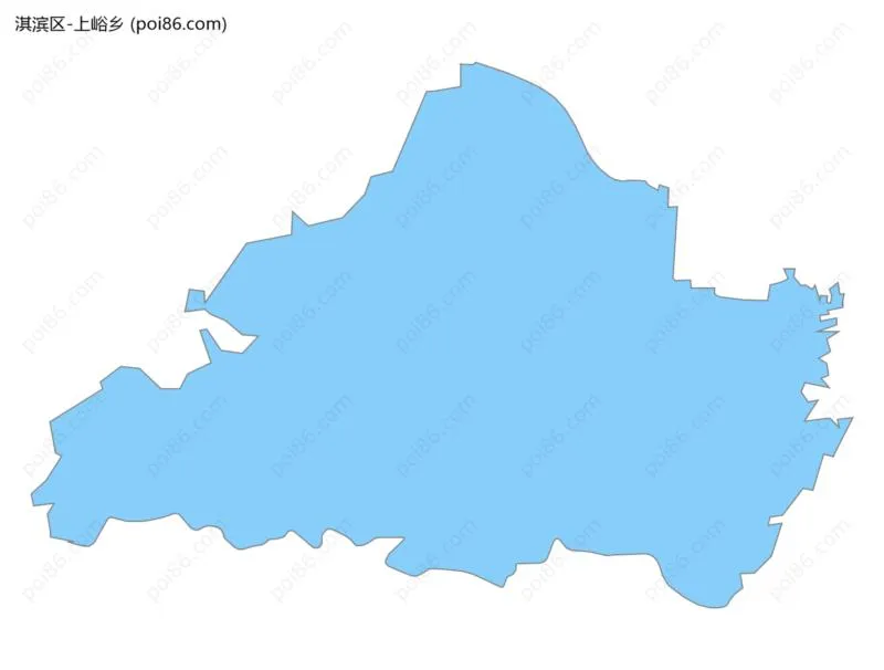上峪乡边界地图