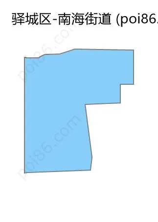 南海街道边界地图