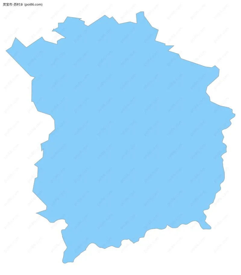 苏村乡边界地图