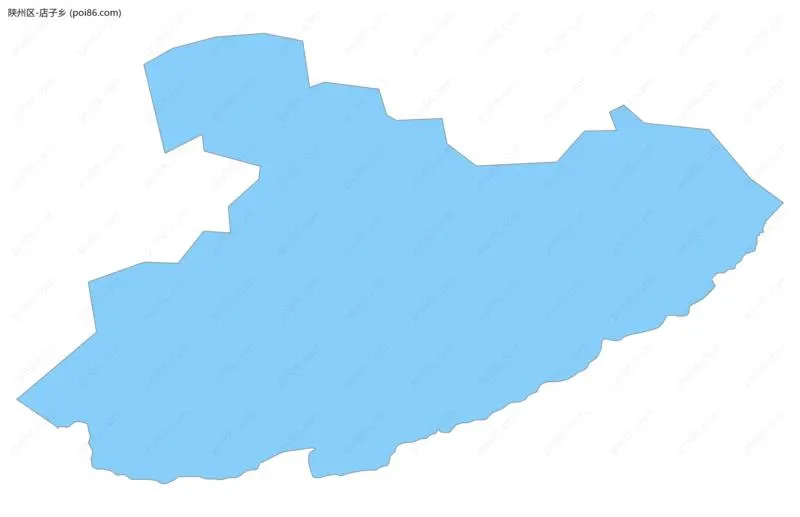 店子乡边界地图