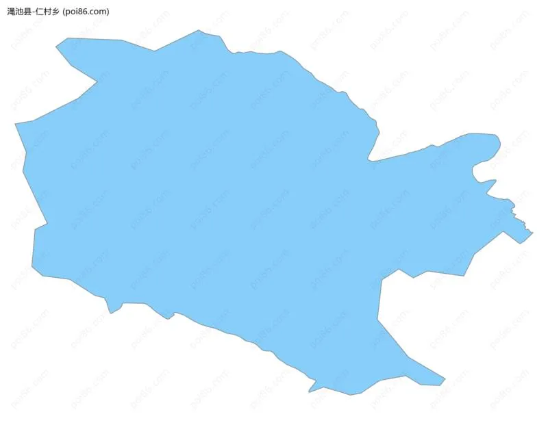 仁村乡边界地图