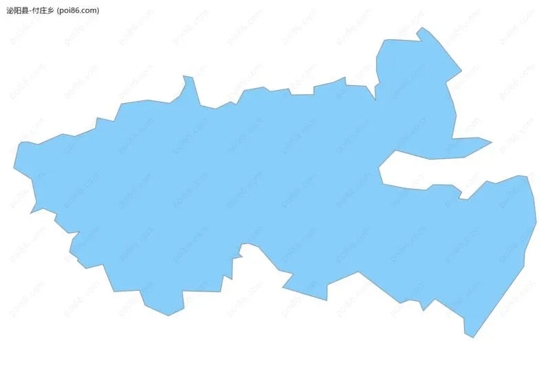 付庄乡边界地图