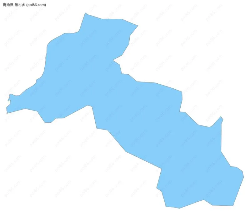 陈村乡边界地图