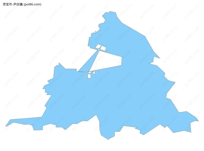 尹庄镇边界地图