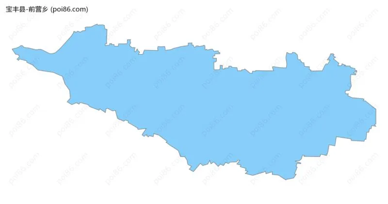 前营乡边界地图