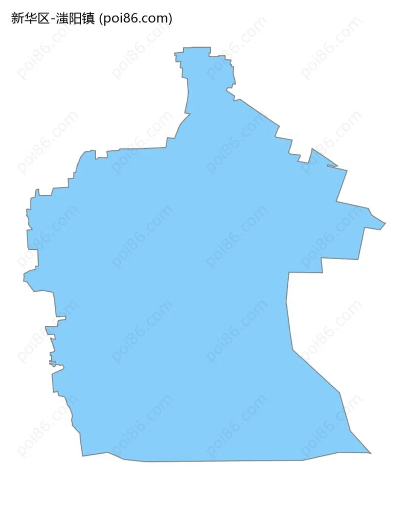 滍阳镇边界地图