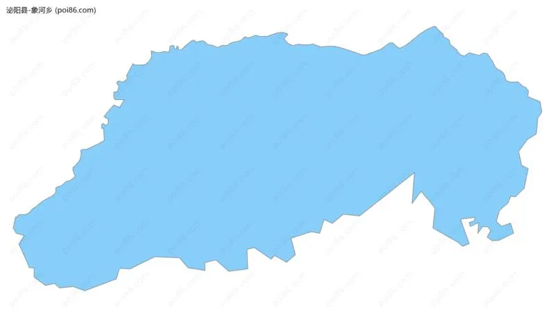 象河乡边界地图