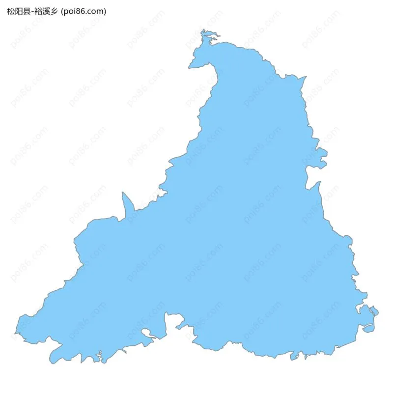 裕溪乡边界地图