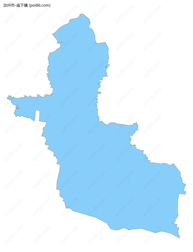 庙下镇边界地图