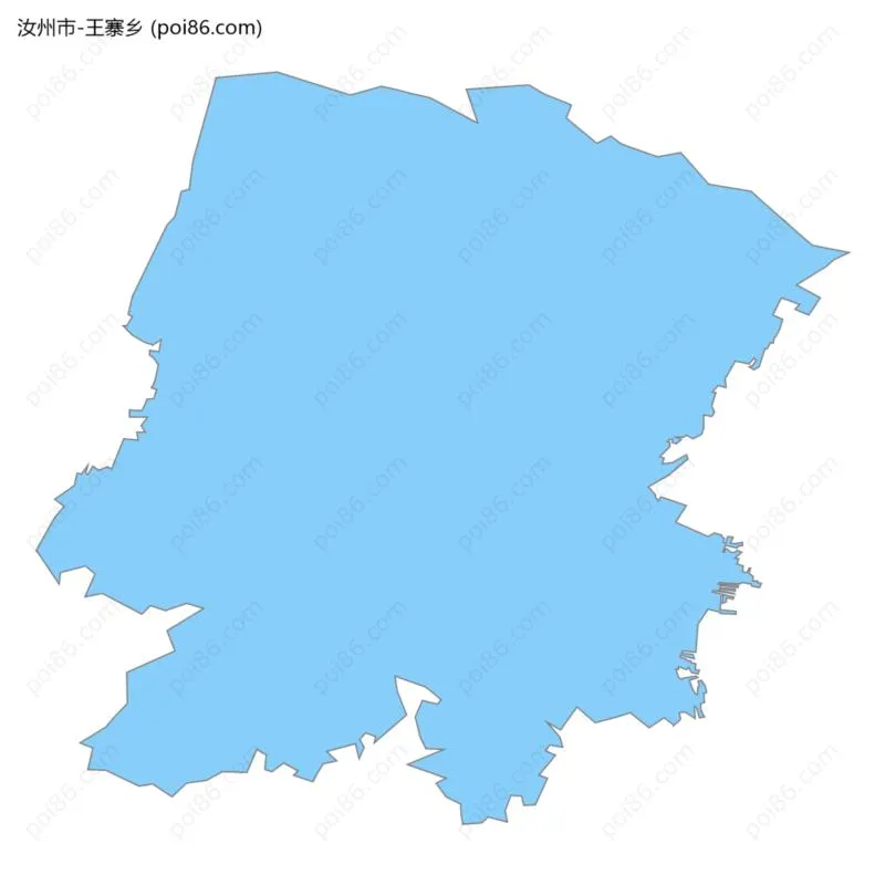 王寨乡边界地图
