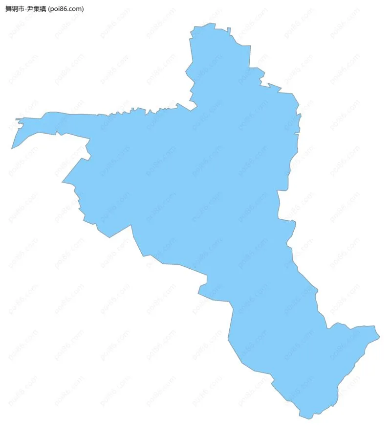 尹集镇边界地图