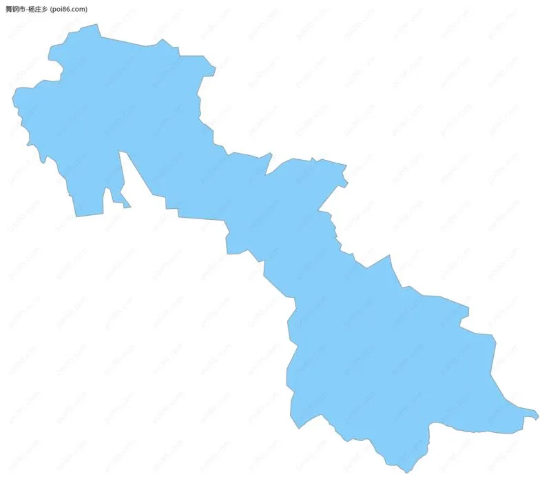 杨庄乡边界地图