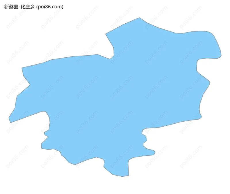 化庄乡边界地图