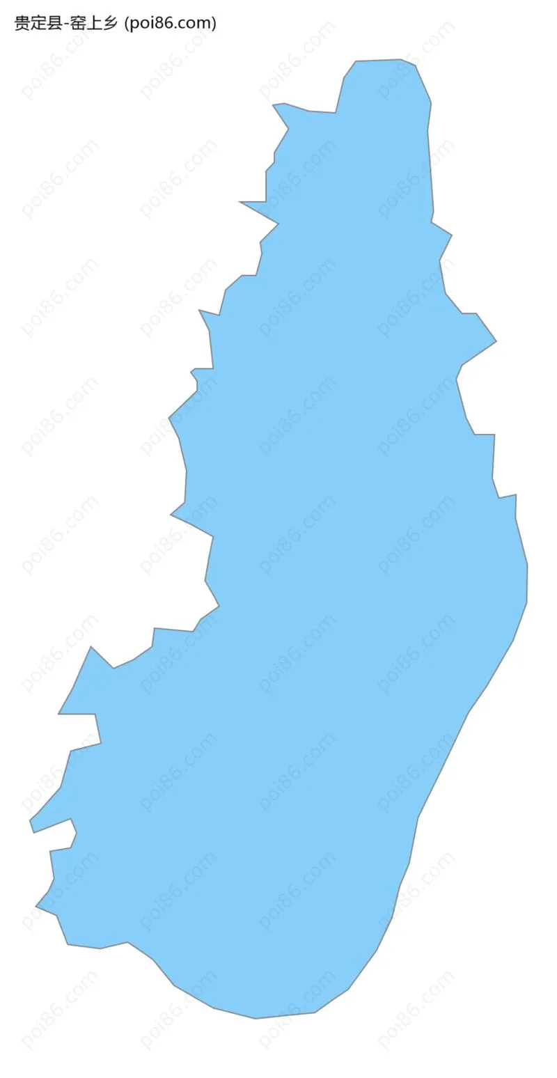 窑上乡边界地图