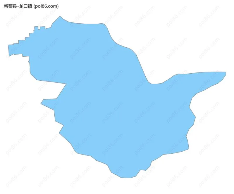 龙口镇边界地图