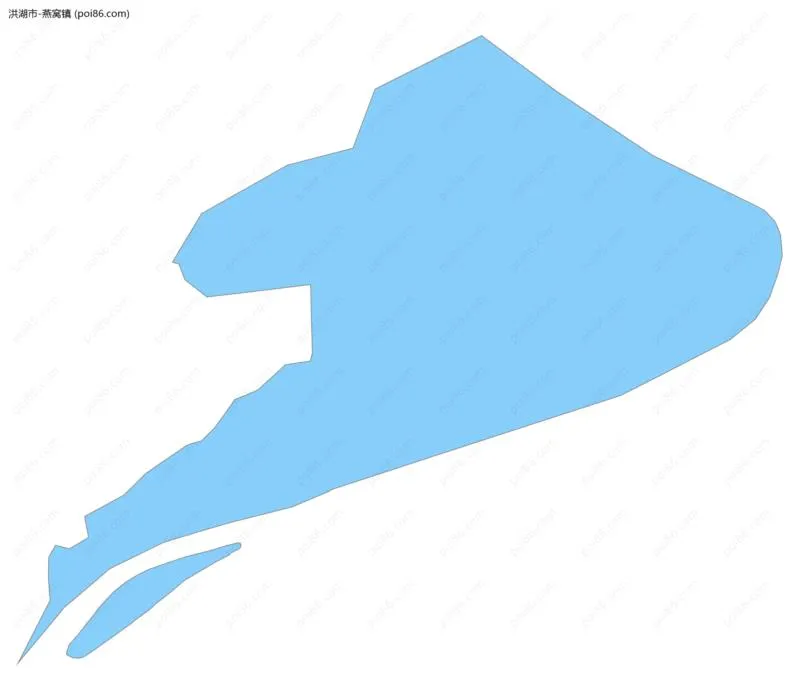 燕窝镇边界地图