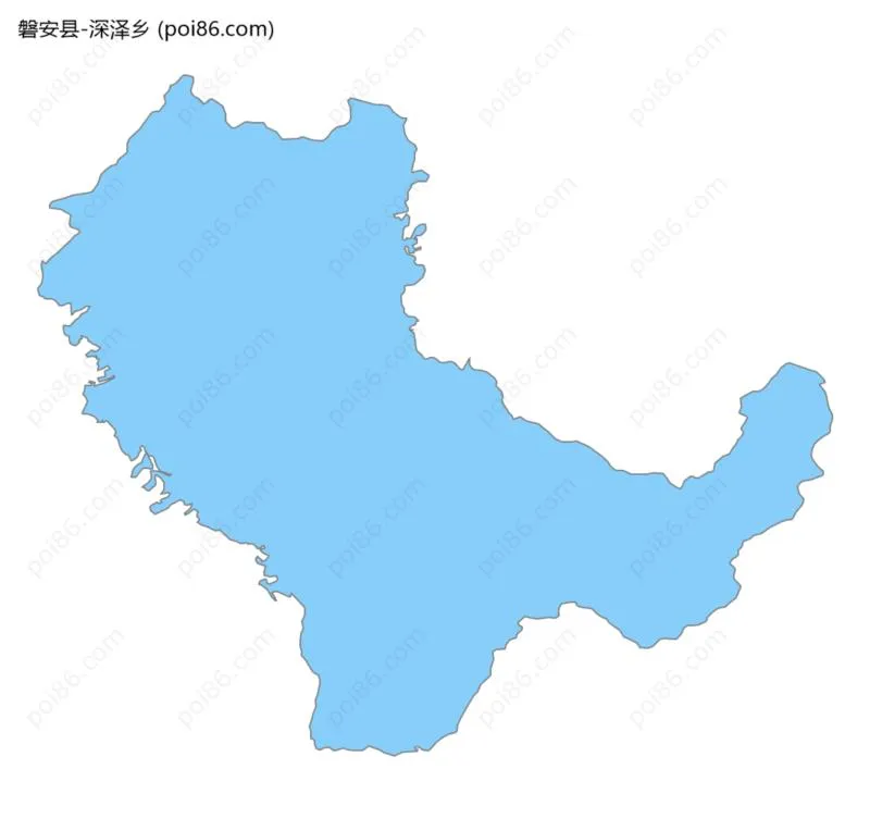 深泽乡边界地图