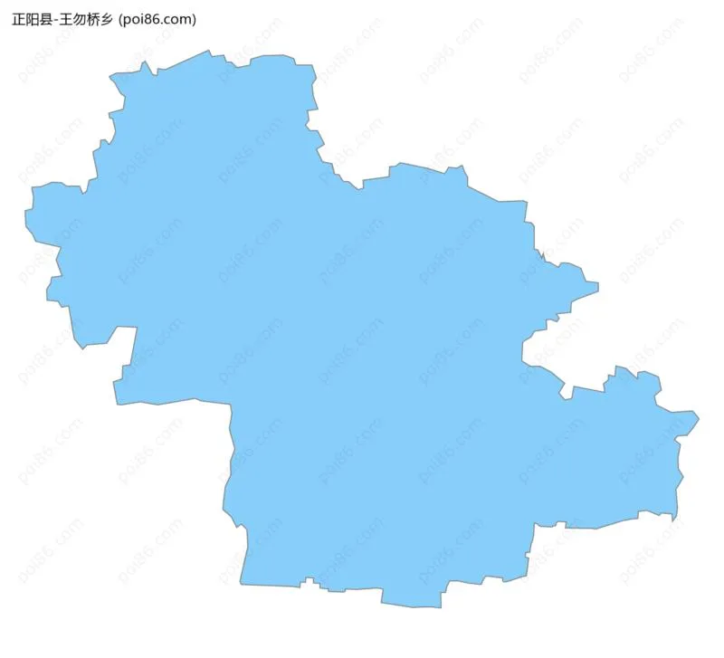 王勿桥乡边界地图