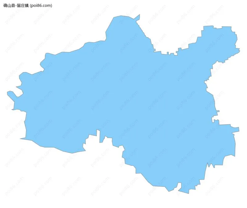 留庄镇边界地图