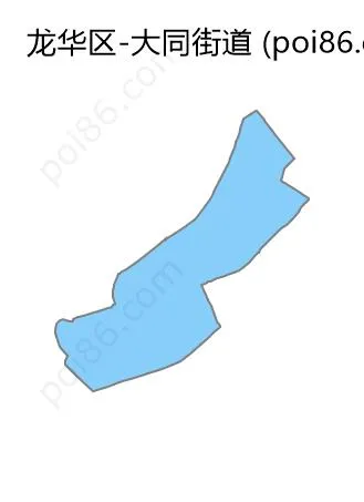 大同街道边界地图