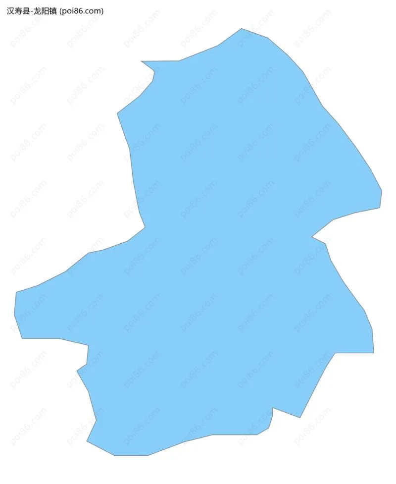 龙阳镇边界地图