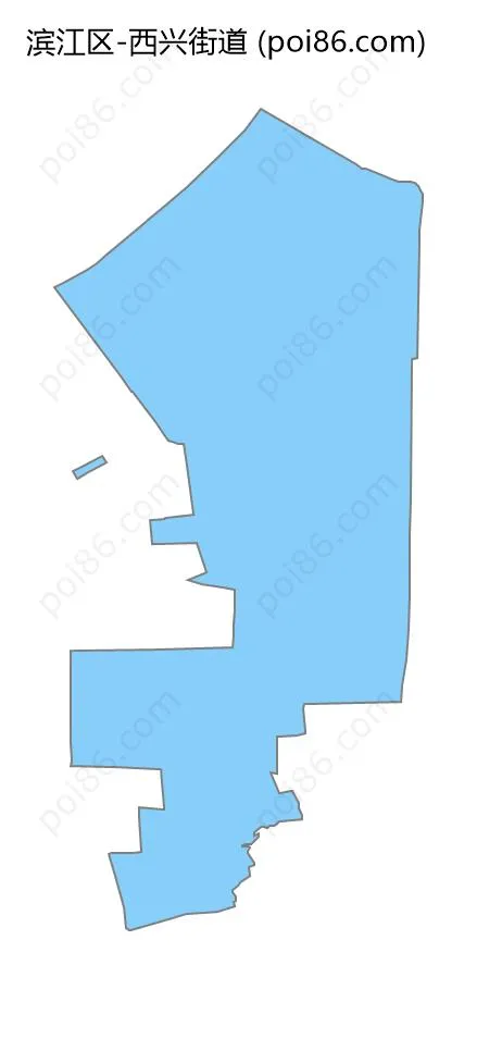 西兴街道边界地图