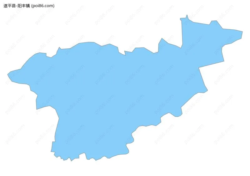 阳丰镇边界地图