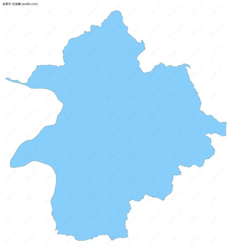 住龙镇边界地图